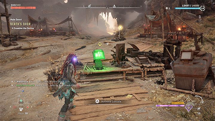 Musicie wyruszyć daleko na południowy zachód od miejsca stoczenia bitwy z poprzedniego głównego questu - Horizon Forbidden West: Wrota śmierci (Deaths Door) - solucja, opis przejścia - Horizon Forbidden West - poradnik do gry