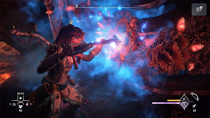 Powróćcie do odnalezionego wcześniej kwiatu zwanego ognioskrą (Firegleam) - Horizon Forbidden West: Wrota śmierci (Deaths Door) - solucja, opis przejścia - Horizon Forbidden West - poradnik do gry