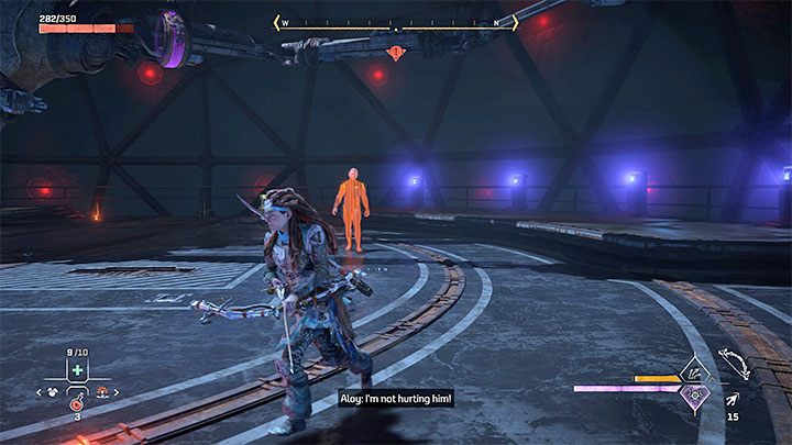 Starcie z Erikiem nie jest tradycyjną walką z bossem, bo Aloy nie może pokonać tego niezniszczalnego przeciwnika - Horizon Forbidden West: Wrota śmierci (Deaths Door) - solucja, opis przejścia - Horizon Forbidden West - poradnik do gry