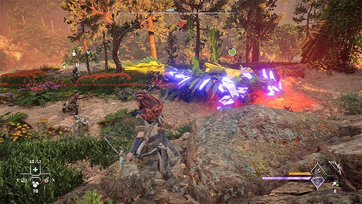 Podczas podążania za Zo będziecie napotykali nie tylko zwykłe maszyny, ale również ich silniejsze odmiany Alfa (Apex) - Horizon Forbidden West: Umierająca kraina (The Dying Lands) - solucja, opis przejścia - Horizon Forbidden West - poradnik do gry