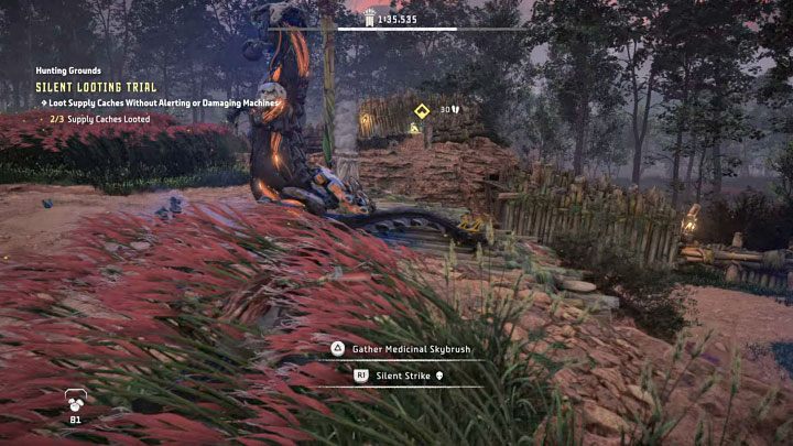 W drodze do finałowej trzeciej skrzyni możecie np - Horizon Forbidden West: Tereny łowieckie: Pieśń Ziemi - opis przejścia prób - Horizon Forbidden West - poradnik do gry