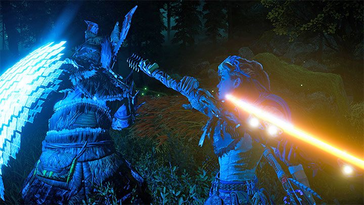 W trakcie wspólnego podróżowania z Kotallo dwukrotnie napotkacie buntowników Regalli (Regallas Rebels) - Horizon Forbidden West: Pęknięte niebo (The Broken Sky) - solucja, opis przejścia - Horizon Forbidden West - poradnik do gry