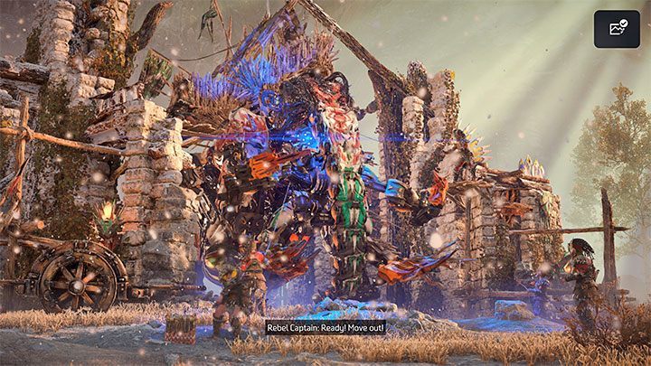 Na poszukiwania działa (ciężkiej broni) musicie wyruszyć na północny-wschód - Horizon Forbidden West: Pęknięte niebo (The Broken Sky) - solucja, opis przejścia - Horizon Forbidden West - poradnik do gry