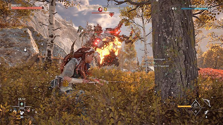 W trakcie rozgrywania tego starcia powinniście starać się trzymać mamuta na dystans, choć musicie mieć świadomość tego, że boss jest w stanie atakować Aloy także bez zbliżania się do niej - Horizon Forbidden West: Mumakieł (Tremortusk) - boss, jak pokonać mamuta? - Horizon Forbidden West - poradnik do gry