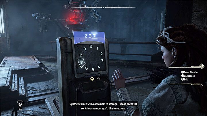 Prawidłowa kombinacja to 237 - Horizon Forbidden West: Kolebka ech (Cradle of Echoes) - solucja, opis przejścia - Horizon Forbidden West - poradnik do gry