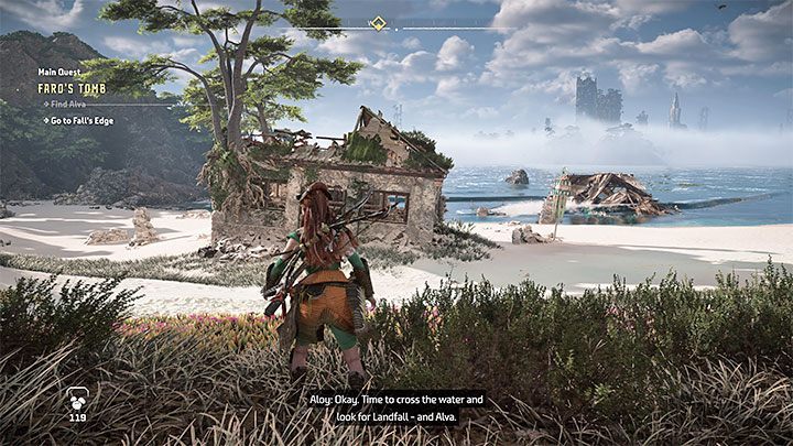 Po tym jak z Aloy skontaktuje się Kotallo otrzymacie sugestię dozbrojenia się w Krawędzi (Razors Edge), ale jest to całkowicie opcjonalne - Horizon Forbidden West: Grobowiec Faro (Faros Tomb) - solucja, opis przejścia - Horizon Forbidden West - poradnik do gry