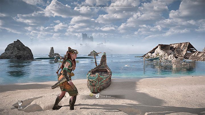 Aloy nie odnajdzie nikogo wewnątrz chatki ani w jej otoczeniu - Horizon Forbidden West: Grobowiec Faro (Faros Tomb) - solucja, opis przejścia - Horizon Forbidden West - poradnik do gry