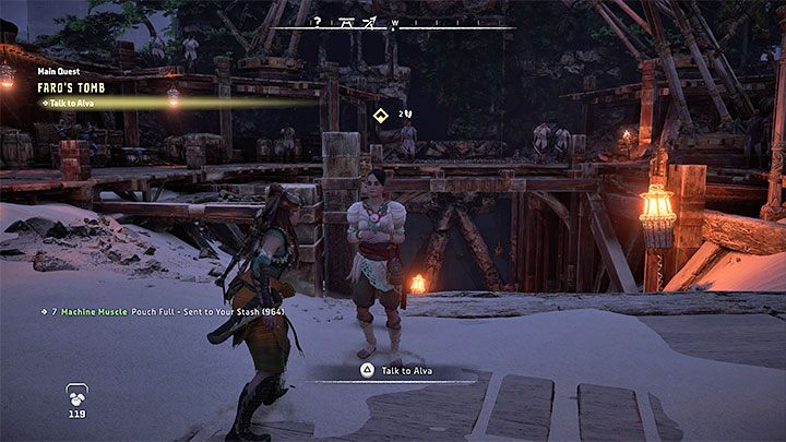 Po wygranej bitwie raz jeszcze dotrzyjcie do Wykopalisk (The Digsite) - Horizon Forbidden West: Grobowiec Faro (Faros Tomb) - solucja, opis przejścia - Horizon Forbidden West - poradnik do gry