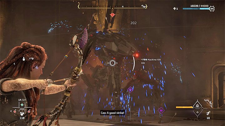 Na bazie zdobytej wiedzy możecie wyposażyć się w broń dystansową wykorzystującą żywioł ognia, a także opcjonalnie rozmieścić szybko w okolicy pułapki ogniowe - Horizon Forbidden West: Grobowiec Faro (Faros Tomb) - solucja, opis przejścia - Horizon Forbidden West - poradnik do gry