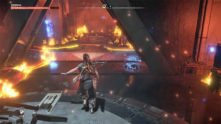 Musicie rozpocząć ucieczkę z konstrukcji zanim ta zawali się - Horizon Forbidden West: Grobowiec Faro (Faros Tomb) - solucja, opis przejścia - Horizon Forbidden West - poradnik do gry