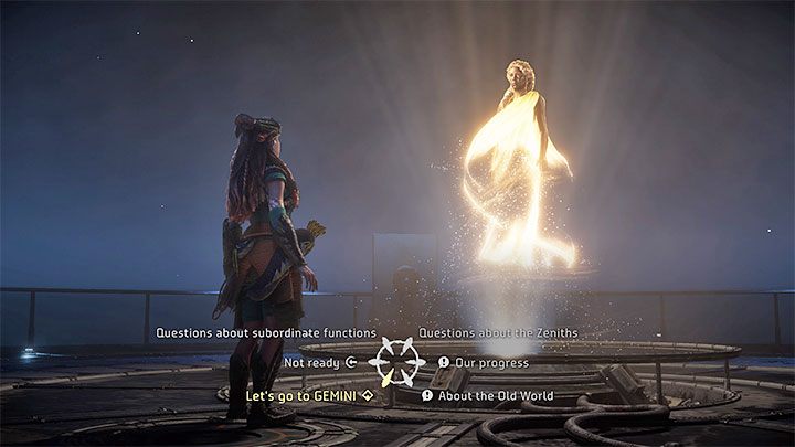 Na potrzeby awansowania w opisywanej misji musicie ponownie spotkać się z GAJĄ - Horizon Forbidden West: GEMINI - solucja, opis przejścia - Horizon Forbidden West - poradnik do gry