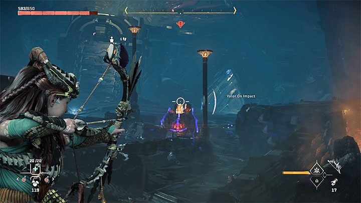 W jednej z głównych sal będą pojawiały się różne odmiany maszyn, przy czym niebezpiecznymi przeciwnikami będą bememot (Behemoth) oraz niszczyciele (Ravagers) - Horizon Forbidden West: GEMINI - solucja, opis przejścia - Horizon Forbidden West - poradnik do gry