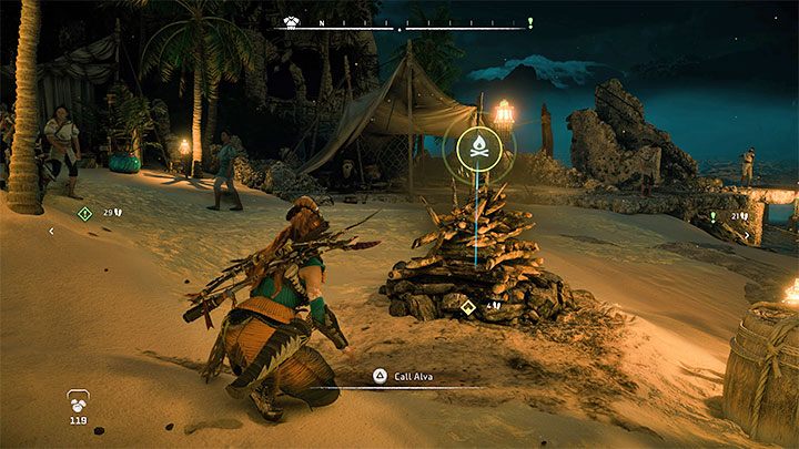 Musicie przenieść się do osady Lądowanie Dziedzictwa sąsiadującej z ruinami San Francisco, którą odwiedzaliście po raz pierwszym w głównym zadaniu Grobowiec Faro - Horizon Forbidden West: Zabronione dziedzictwo (Forbidden Legacy) - quest Alvy, solucja, opis przejścia - Horizon Forbidden West - poradnik do gry