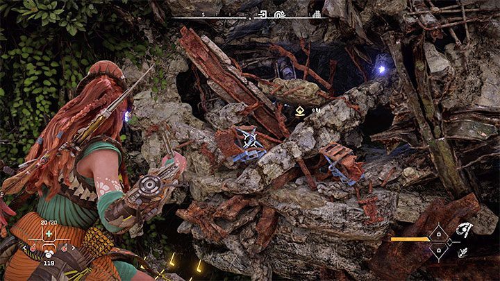 Dotrzecie docelowo do zabarykadowanego wejścia do wieżowca - Horizon Forbidden West: Zabronione dziedzictwo (Forbidden Legacy) - quest Alvy, solucja, opis przejścia - Horizon Forbidden West - poradnik do gry