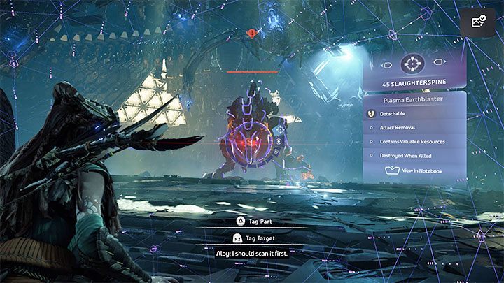 Starcie z rzeźnikolcem (Slaughterspine) ma miejsce w komorze produkcyjnej (Assembly Chamber) kotła GEMINI - jest to unikalna lokacja odwiedzana w ramach jednej z końcowych głównych misji gry - Horizon Forbidden West: Rzeźnikolec (Slaughterspine) - boss, jak pokonać? - Horizon Forbidden West - poradnik do gry