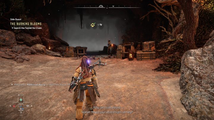 Gdy pokonacie maszynę, idźcie za Tanalą i wejdźcie do tunelu - Horizon Forbidden West: Płonące Kwiaty (The Burning Blooms) - solucja, opis przejści - Horizon Forbidden West - poradnik do gry