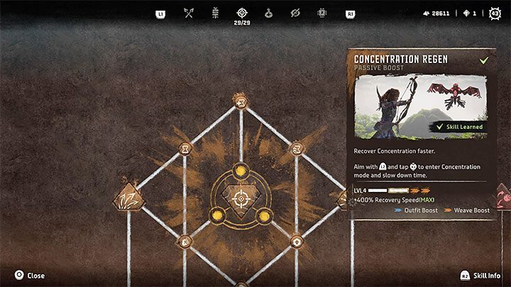 Typ: Umiejętność pasywna - Horizon Forbidden West: Łowczyni (Hunter) - najlepsze umiejętności - Horizon Forbidden West - poradnik do gry