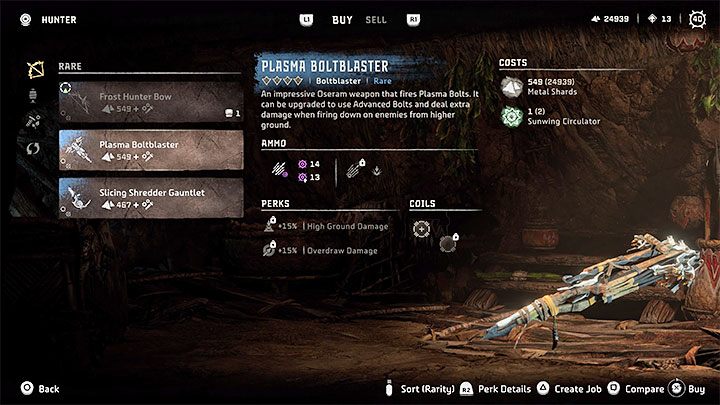 Próba ta zakłada zaatakowanie walcoboka (Rollerback) z użyciem amunicji plazmowej (Plasma Ammo) po to żeby wprowadzić go w stan wybuchu plazmy (Plasma Blast State) - Horizon Forbidden West: Tereny łowieckie: Góry Urwiste - opis przejścia prób - Horizon Forbidden West - poradnik do gry