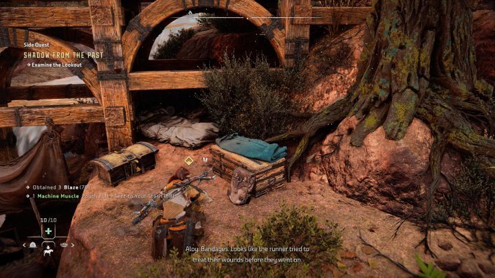 Przejdźcie przez most i zejdźcie do rzeki - Horizon Forbidden West: Cień przeszłości (Shadow from the Past) - solucja, opis przejścia - Horizon Forbidden West - poradnik do gry