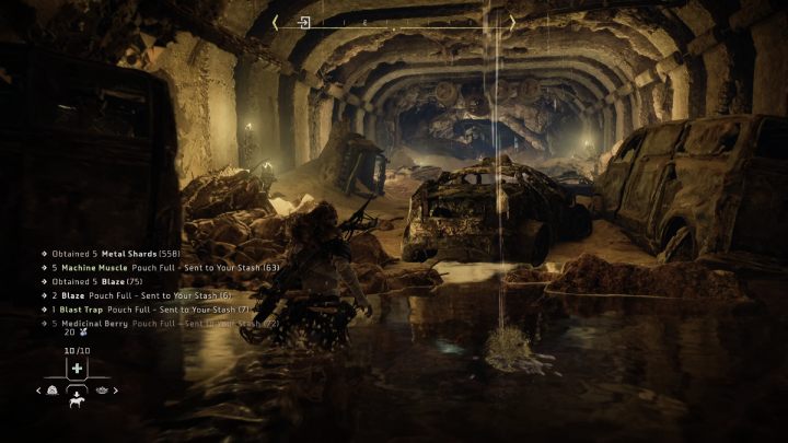 Wejdźcie w głąb jaskini i zbadajcie odgłosy dobiegające z tunelu - Horizon Forbidden West: Cień przeszłości (Shadow from the Past) - solucja, opis przejścia - Horizon Forbidden West - poradnik do gry