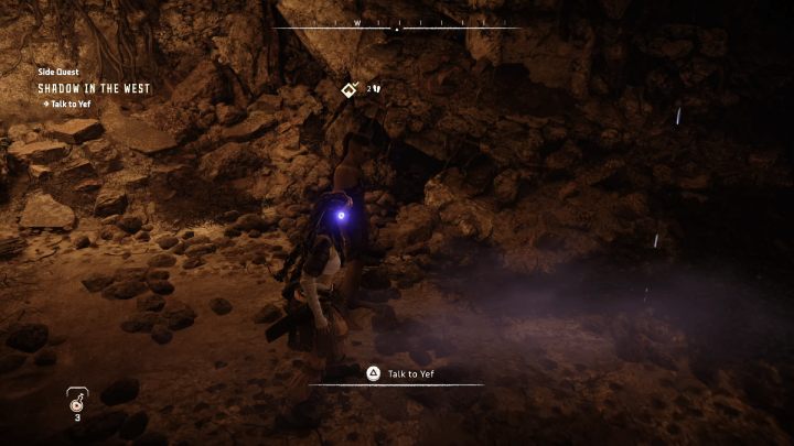 Na koniec wróćcie do Yefa i powiedźcie mu co znaleźliście - Horizon Forbidden West: Cień na zachodzie (Shadow in the West) - solucja, opis przejścia - Horizon Forbidden West - poradnik do gry