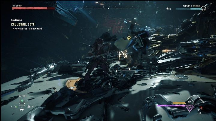 Ten mechanizm zaniesie Was prosto nad ramię, z którego doskoczycie na szczyt Żyrafa - Horizon Forbidden West: Żyraf (Solanka) - lokalizacja - Horizon Forbidden West - poradnik do gry