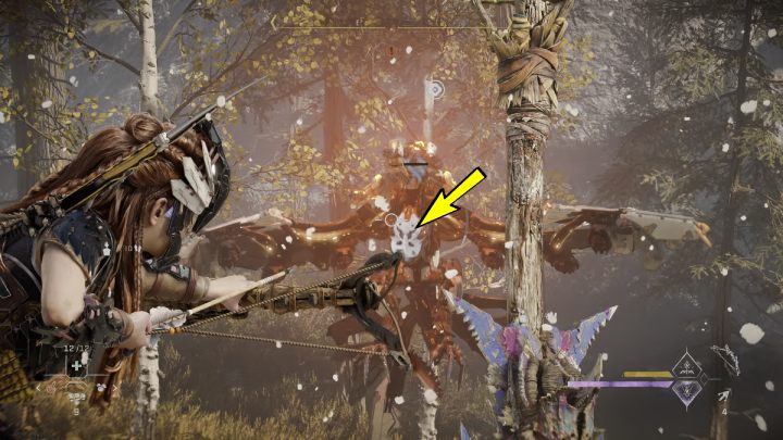 Po dotarciu do wieży obserwacyjnej przy wodospadzie, zabijcie wszystkie atakujące maszyny - Horizon Forbidden West: Zawołanie i odpowiedź (Call and Response) - solucja, opis przejścia - Horizon Forbidden West - poradnik do gry