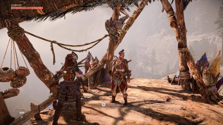 Gdy zabijecie wszystkie maszyny, porozmawiajcie z Kivvą - Horizon Forbidden West: Zawołanie i odpowiedź (Call and Response) - solucja, opis przejścia - Horizon Forbidden West - poradnik do gry