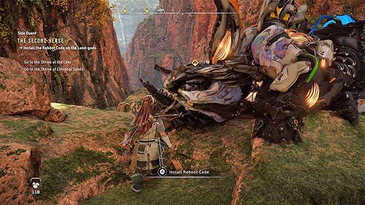 Po pozbyciu się wszystkich pnączy powróćcie do maszyny Do - Horizon Forbidden West: Druga zwrotka (The Second Verse), quest Zo - solucja, opis przejścia - Horizon Forbidden West - poradnik do gry