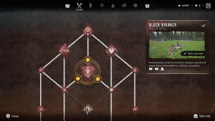 Typ: Aktywna umiejętność - Horizon Forbidden West: Wojowniczka (Warrior) - najlepsze umiejętności - Horizon Forbidden West - poradnik do gry