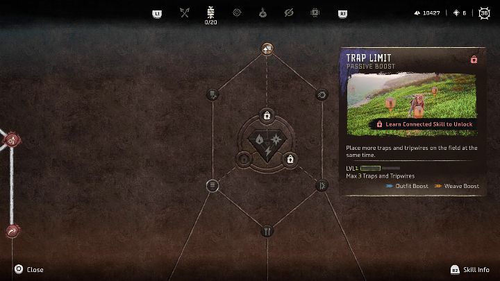 Typ: Pasywna umiejętność - Horizon Forbidden West: Traperka (Trapper) - najlepsze umiejętności - Horizon Forbidden West - poradnik do gry
