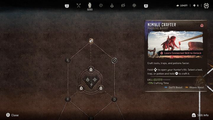 Typ: Pasywna umiejętność - Horizon Forbidden West: Traperka (Trapper) - najlepsze umiejętności - Horizon Forbidden West - poradnik do gry