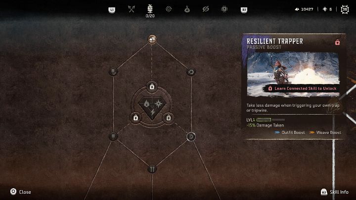 Typ: Pasywna umiejętność - Horizon Forbidden West: Traperka (Trapper) - najlepsze umiejętności - Horizon Forbidden West - poradnik do gry