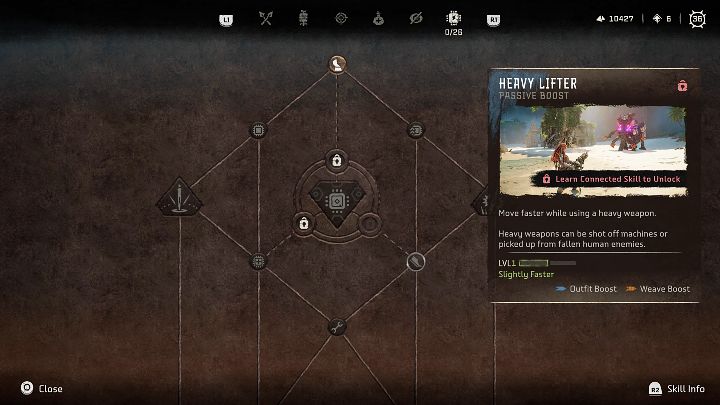 Typ: Pasywna umiejętność - Horizon Forbidden West: Mistrzyni Maszyn (Machine Master) - najlepsze umiejętności - Horizon Forbidden West - poradnik do gry