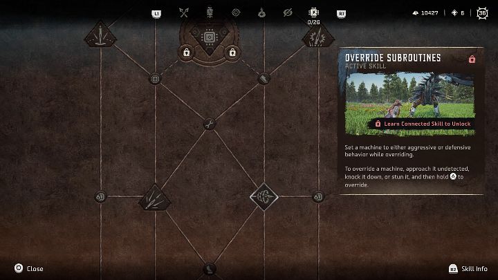 Typ: Aktywna umiejętność - Horizon Forbidden West: Mistrzyni Maszyn (Machine Master) - najlepsze umiejętności - Horizon Forbidden West - poradnik do gry