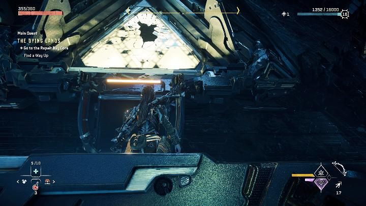 W niektórych miejscach możecie napotkać charakterystyczne pęknięte mleczne szyby, które można zniszczyć - Horizon Forbidden West: Eksploracja - Horizon Forbidden West - poradnik do gry