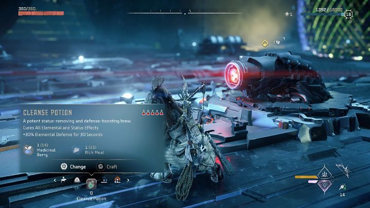 Negatywne statusy w grze Horizon Forbidden West można zniwelować używając specjalnego wywaru oczyszczającego (Cleanse Potion) - Horizon Forbidden West: Stany / Statusy - Horizon Forbidden West - poradnik do gry