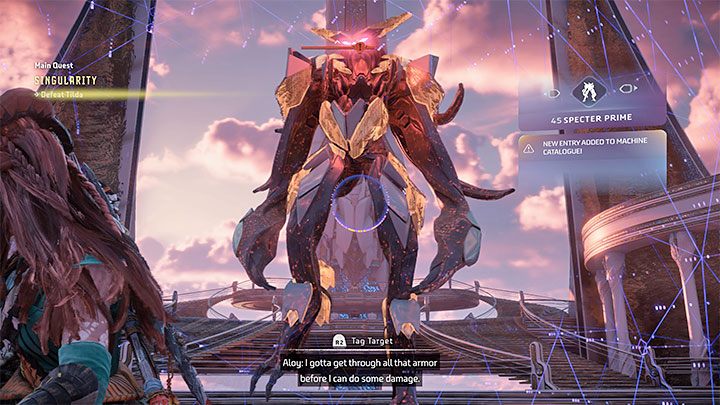 Widmo Prime (Specter Prime) to duża maszyna, nad którą w finale przygody przejmie niespodziewanie kontrolę Tilda - Horizon Forbidden West: Widmo Prime (Specter Prime) - finałowy boss kampanii, jak pokonać? - Horizon Forbidden West - poradnik do gry