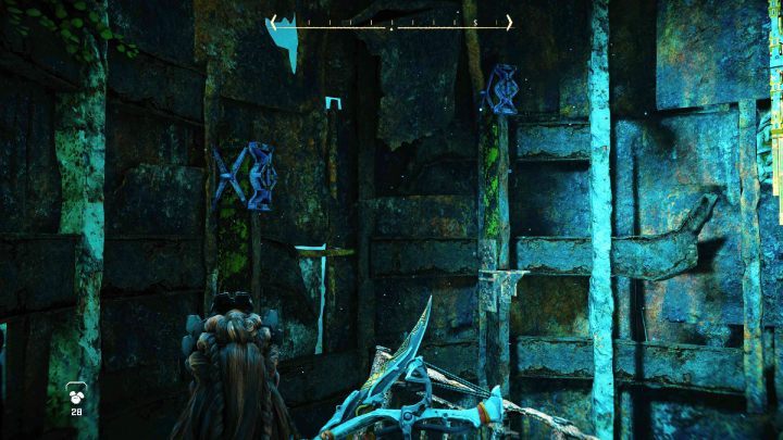 Odwróćcie się do tyłu i przyciągnijcie się do uchwytu - Horizon Forbidden West: Potop (The Deluge) - solucja, opis przejścia - Horizon Forbidden West - poradnik do gry