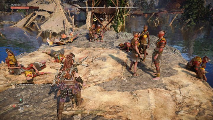 Porozmawiajcie z Natikką siedzącą przy południowej części zatopionej wioski - Horizon Forbidden West: Potop (The Deluge) - solucja, opis przejścia - Horizon Forbidden West - poradnik do gry