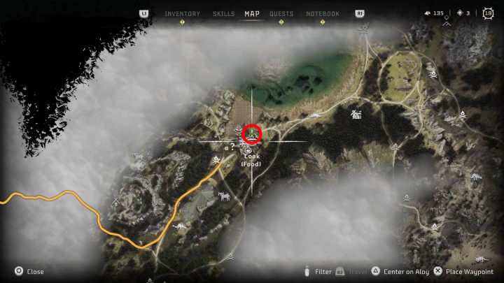 Porozmawiajcie z kucharką o imieniu Pantella w obozie Solanka - Horizon Forbidden West: Smak zwycięstwa (The Taste of Victory) - solucja, opis przejścia - Horizon Forbidden West - poradnik do gry