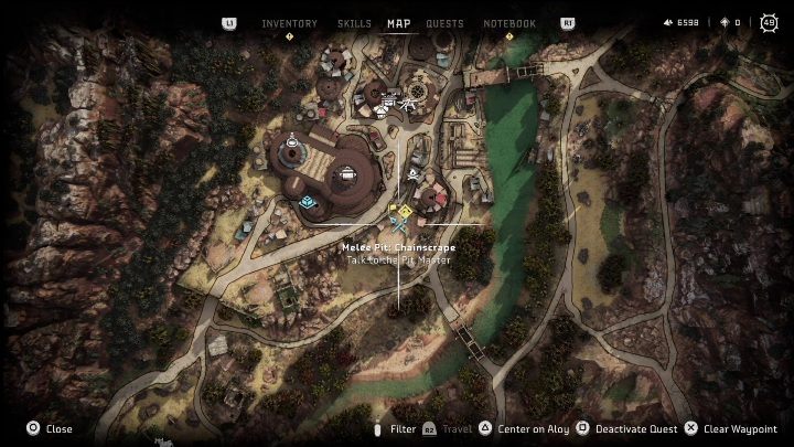 Lokalizacja: Beznadzieja - Horizon Forbidden West: Areny ćwiczebne - lokalizacja, opis przejścia - Horizon Forbidden West - poradnik do gry