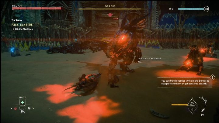 Na arenie możecie korzystać z różnych rodzajów broni - Horizon Forbidden West: Arena - lokalizacja, sposób odblokowania - Horizon Forbidden West - poradnik do gry