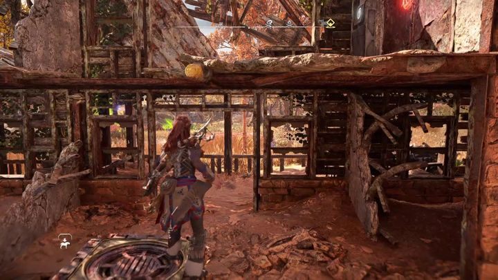 Gdy traficie na półkę, spróbujcie wejść w interakcję z drzwiami - okażą się zamknięte - Horizon Forbidden West: Zaczynamy! - jak zdobyć? - Horizon Forbidden West - poradnik do gry