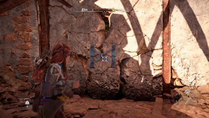 Weźcie skrzynię, którą podstawialiście poprzednio i wepchnijcie do dziury - Horizon Forbidden West: Zaczynamy! - jak zdobyć? - Horizon Forbidden West - poradnik do gry