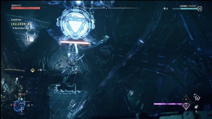 Aby dotrzeć do kolejnej części znowu musicie skorzystać z maszyn latających - Horizon Forbidden West: Kocioł Mu (Cynobrzany) - lokalizacja, opis przejścia - Horizon Forbidden West - poradnik do gry