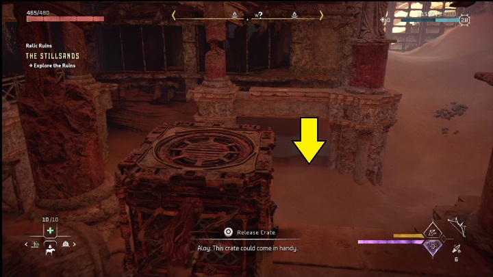 Następną częścią zadania jest wejście po kręconych schodach na wyższe piętro - Horizon Forbidden West: Ambicje to klucz - jak zdobyć? - Horizon Forbidden West - poradnik do gry