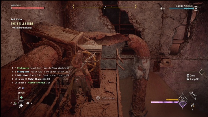 Kolejnym zadaniem jest odkręcenie zaworu - Horizon Forbidden West: Ambicje to klucz - jak zdobyć? - Horizon Forbidden West - poradnik do gry