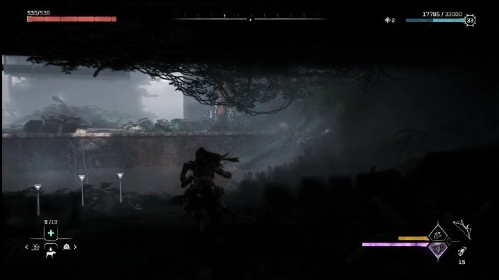 Całe zadanie należy zacząć od miejsca pokazanego na screenie powyżej - Horizon Forbidden West: Rachunek - jak zdobyć? - Horizon Forbidden West - poradnik do gry