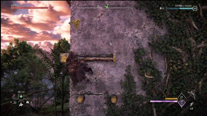 Na górę po żółtych elementach - Horizon Forbidden West: Rachunek - jak zdobyć? - Horizon Forbidden West - poradnik do gry